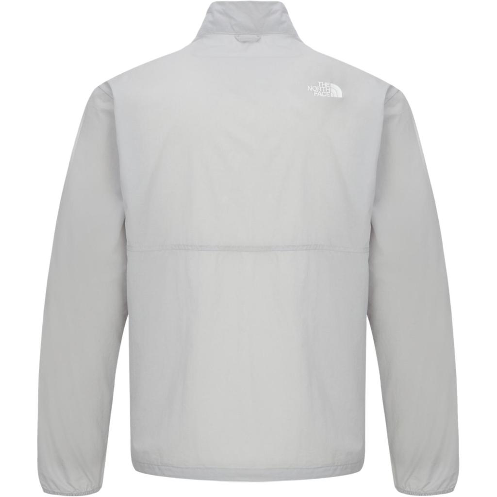 The North Face Logo Print Stand Collar Zip Long Sleeve Slim Jacket Men Jackets Ice-Gray NJ3LR02B