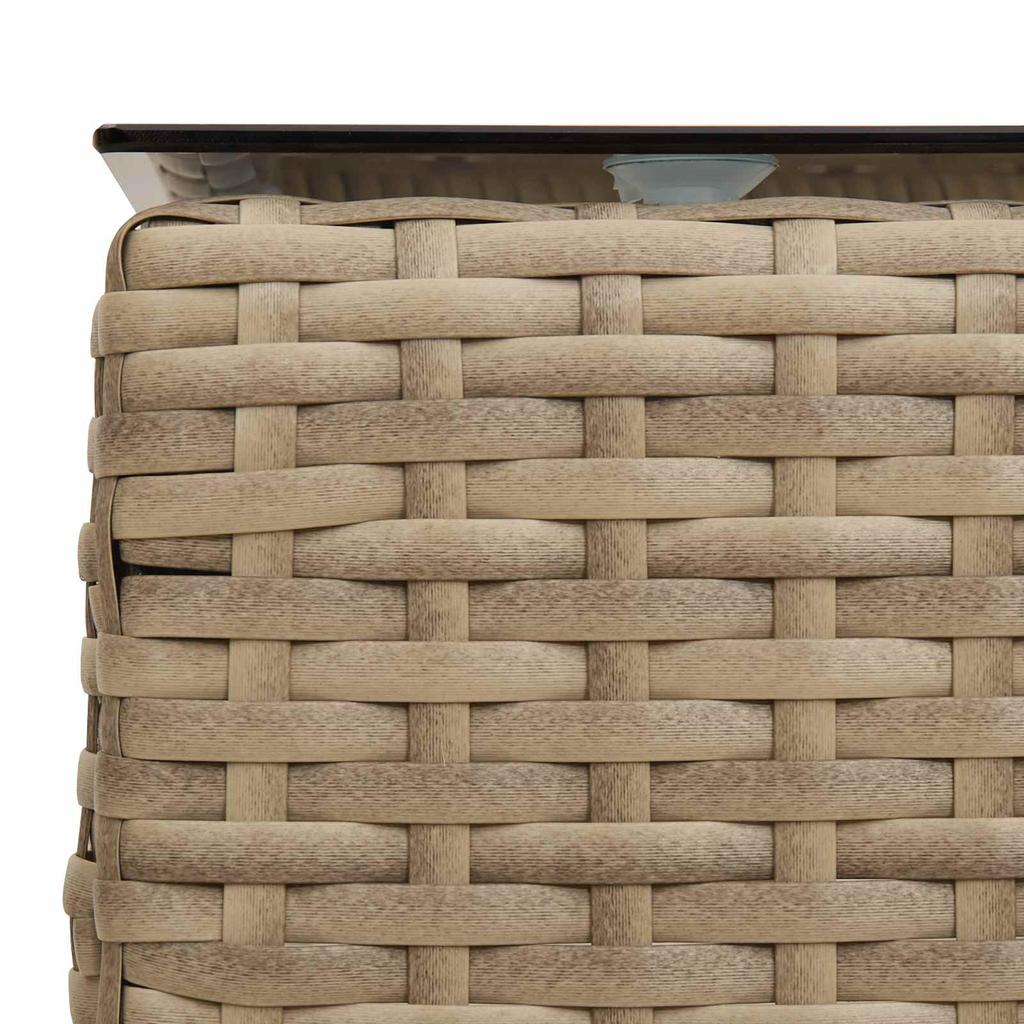 Garden Sofa Set 2 pcs. Poly Rattan