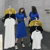 Long T-shirt Dress Summer Women's Plus Size Loose Fashion Mid-length Short-sleeved Straight Dresses