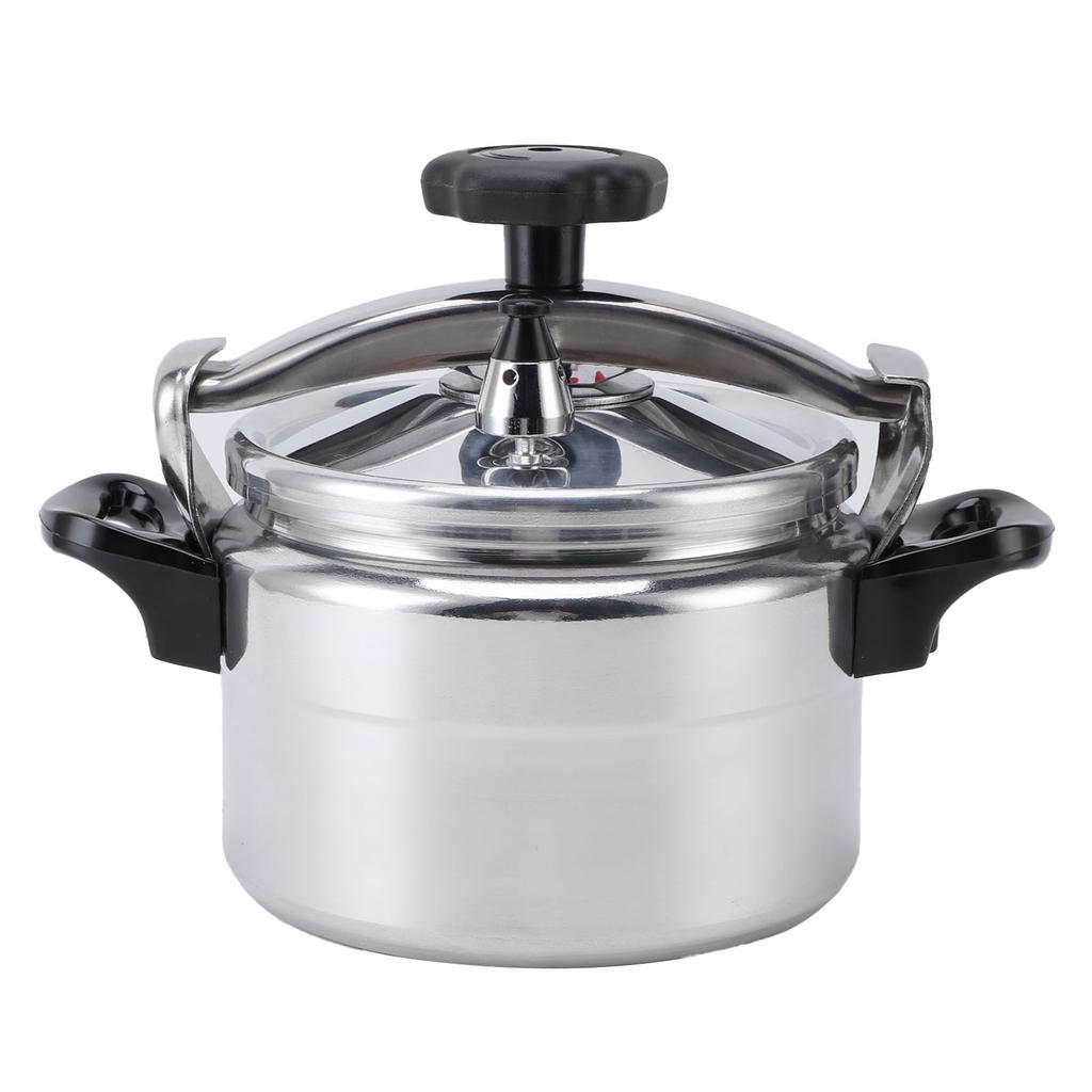 Pressure Cooker Compound Bottom Easy to Open and Close Aluminium Pressure Canner for Gas Cooktops Flat Top Cooktops