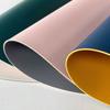 PU Leather Table Mat Imitation Cowhide Pattern Flatware Place Pad Modern Placemats  Home Decor