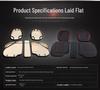 GM Full Surround Non-Slip Wear-Resistant Car Seat Cushion Set - Breathable Nappa Leather, All-Season, Three-Piece