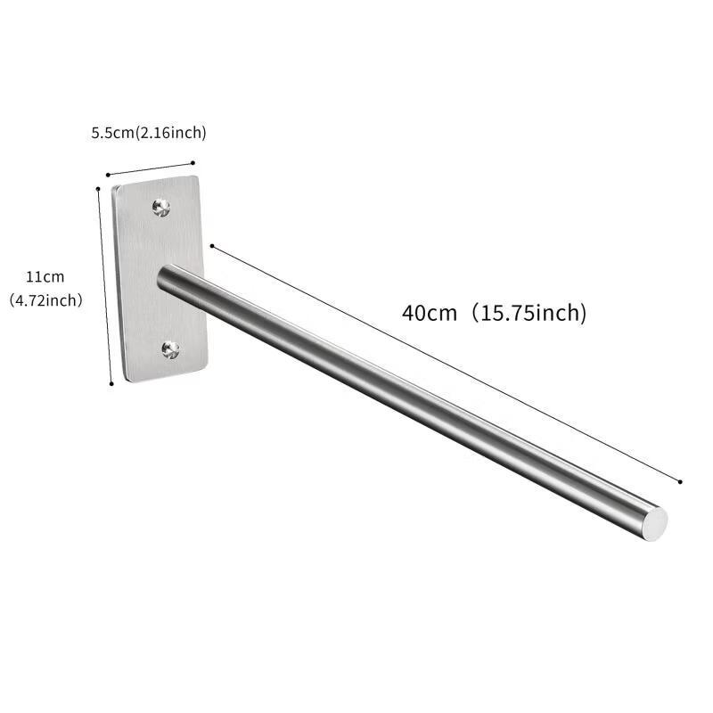 cmaos Stainless Steel Double Towel Bar