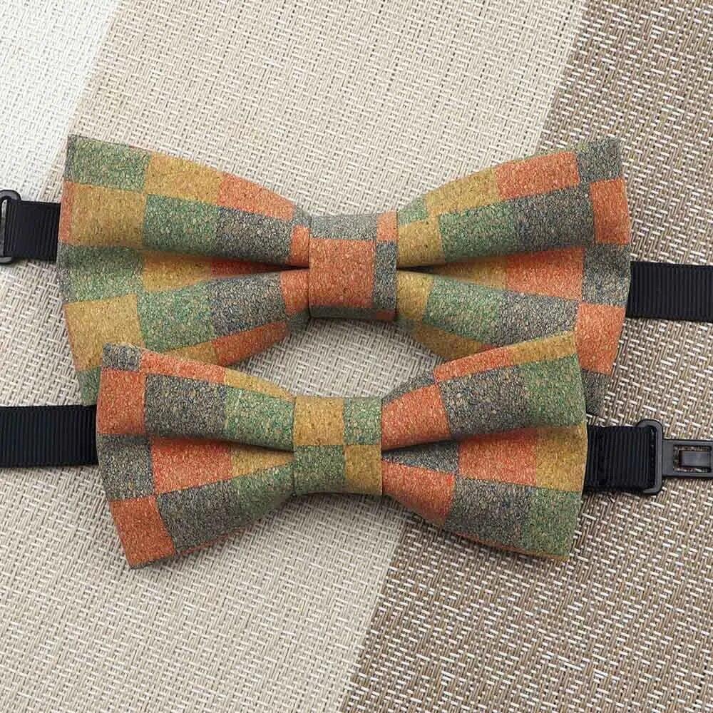 1PC, Fashion Bow Shape Bow Tie, Double Layer, Wood, Gentleman,Handmade, Butterfly,