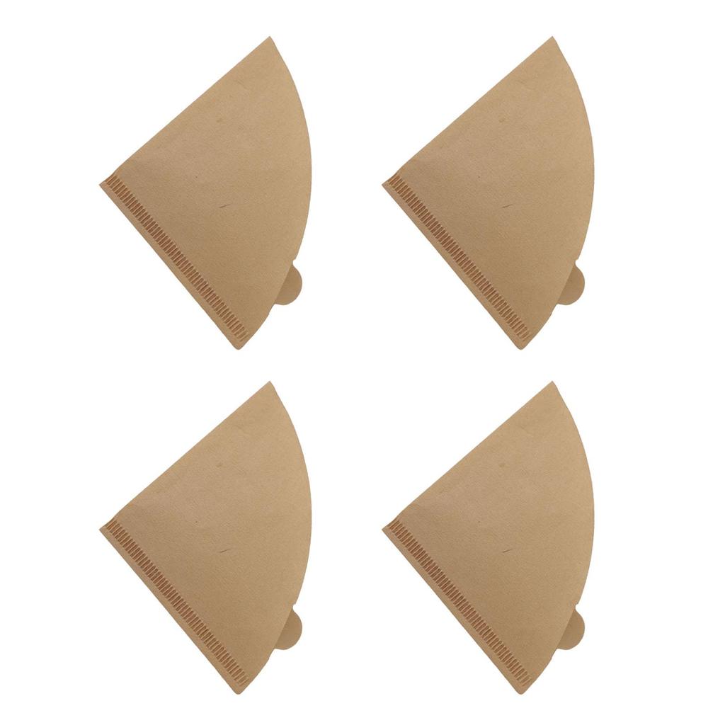 Konisches Kaffeefilterpapier, geruchlos, 100 Blatt (V01, ungebleicht, 100 Rollen)