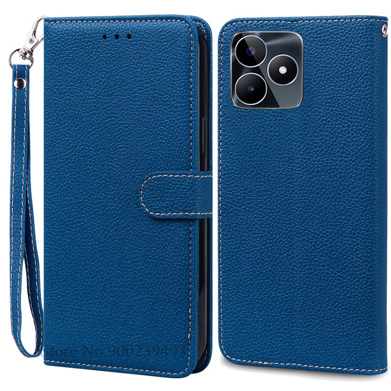 Pouzdro peněženka/flipový kryt z umělé kůže pro Realme C53, pouzdro z umělé kůže pro OPPO Realme C53 C 53, pouzdro na telefon Realme C53, pouzdro a kryt