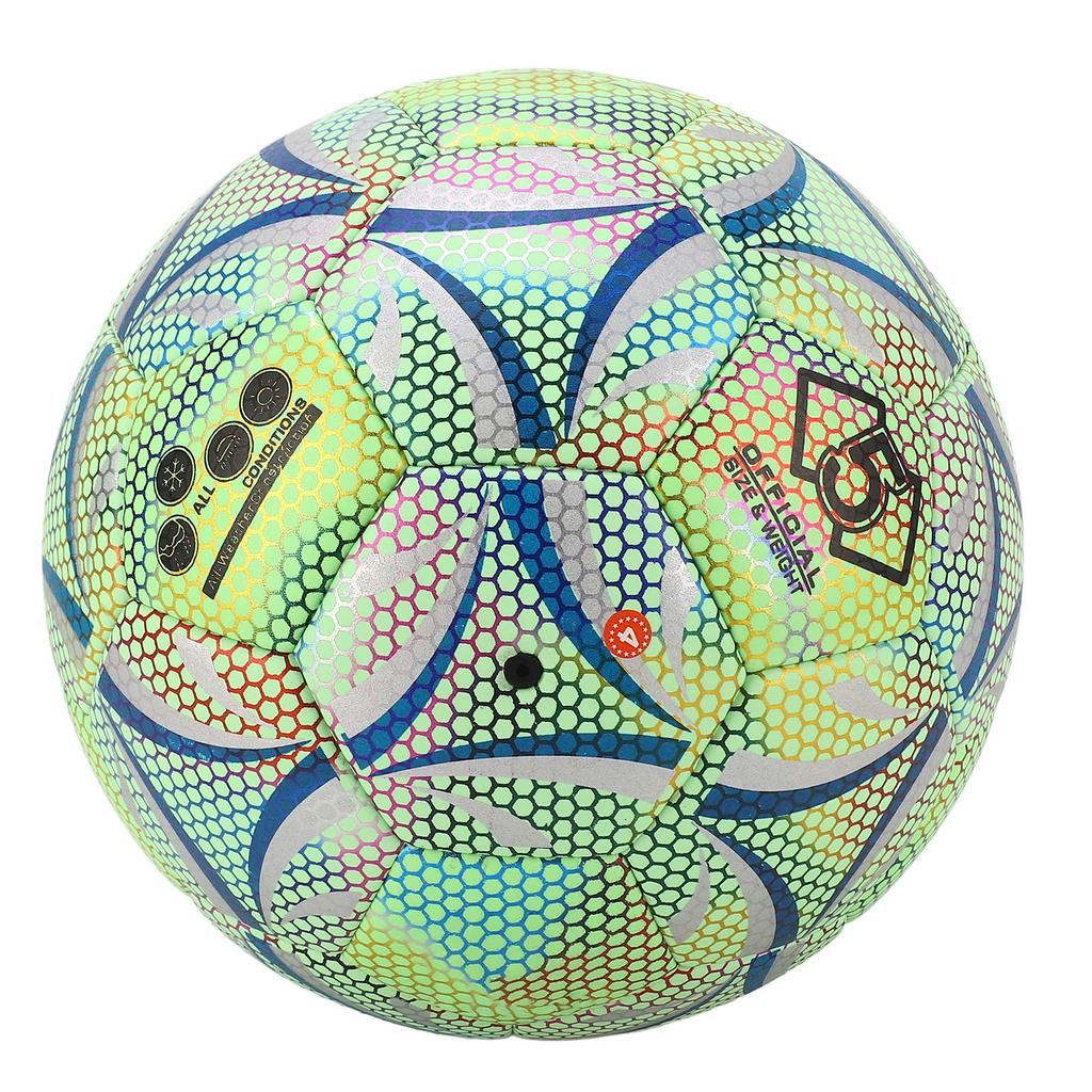 Glowing Soccer Ball Size 5 Wearproof Luminous Soccer Balls for Night Games Training Gifts