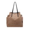 Popular winter new fashion simple handbag casual fashion shoulder bag casual large capacity tote bag women's bag
