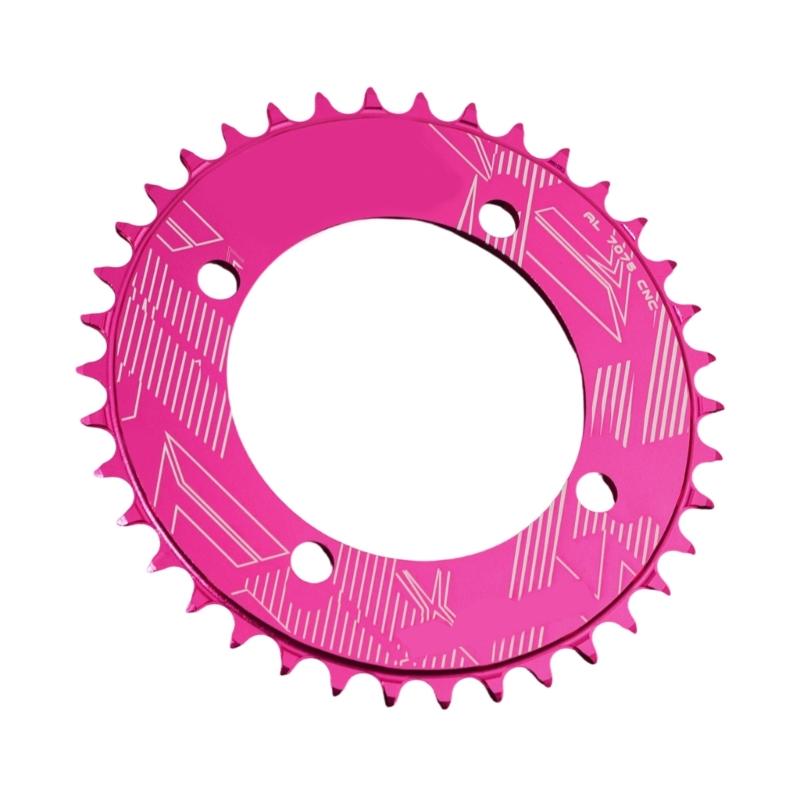 32T/34T/36T/38T 104BCD Fahrrad Rundform Narrow Wide Kettenblatt Kettenrad Fahrrad Kreis Kurbelgarnitur Einzelblatt Teile