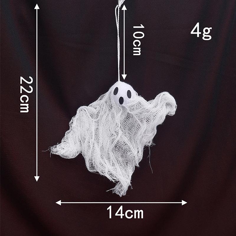 6/12/24-teiliges Halloween-Geisterbanner zum Aufhängen, gruselige Geisterrequisiten für Halloween-Partys