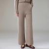 Fanzhen Women's 2024 A/W High-Waist Wide-Leg Cashmere Blend Pants