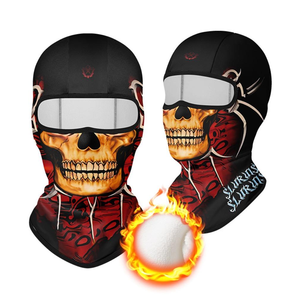 Multi-function Fleece Balaclava Plush MTB Face Mask Winter Bicycle Full Face Cover  for Men Women