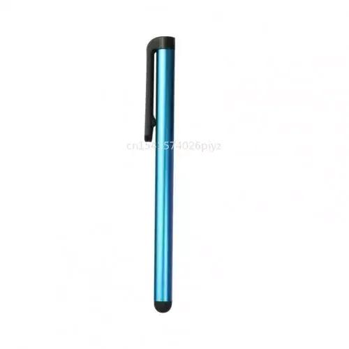 

1Pc Touch Screen Stylus Pen For iPad iPhone Samsung Capactive Touch Pen Pencil With Pen Clip For Smart Phone Tablet світло-синій колір