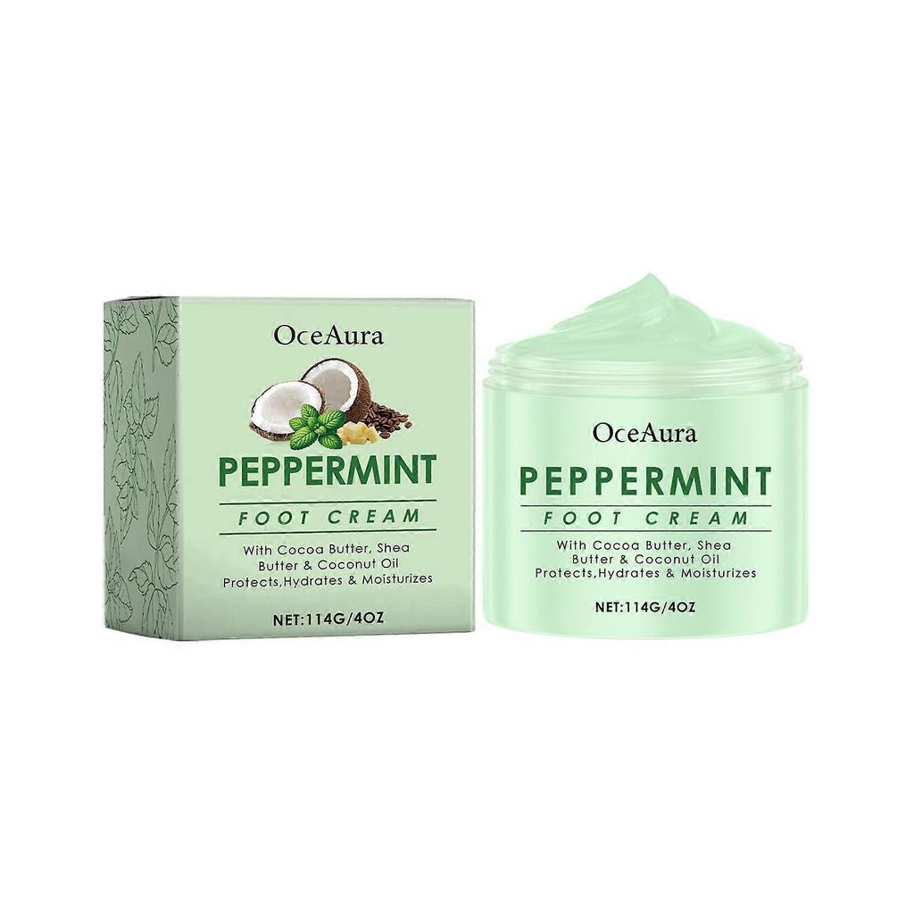 Mint Foot Cream Gently Moisturizes Dry and Rough Feet Hydrating and Moisturizing Exfoliating Cream 114g