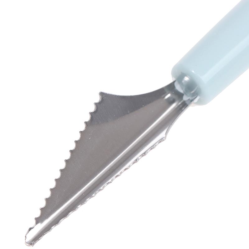 2 In1 Stainless Steel Carving Knife Fruit Ice Cream Baller Scoop Stacks Spoon