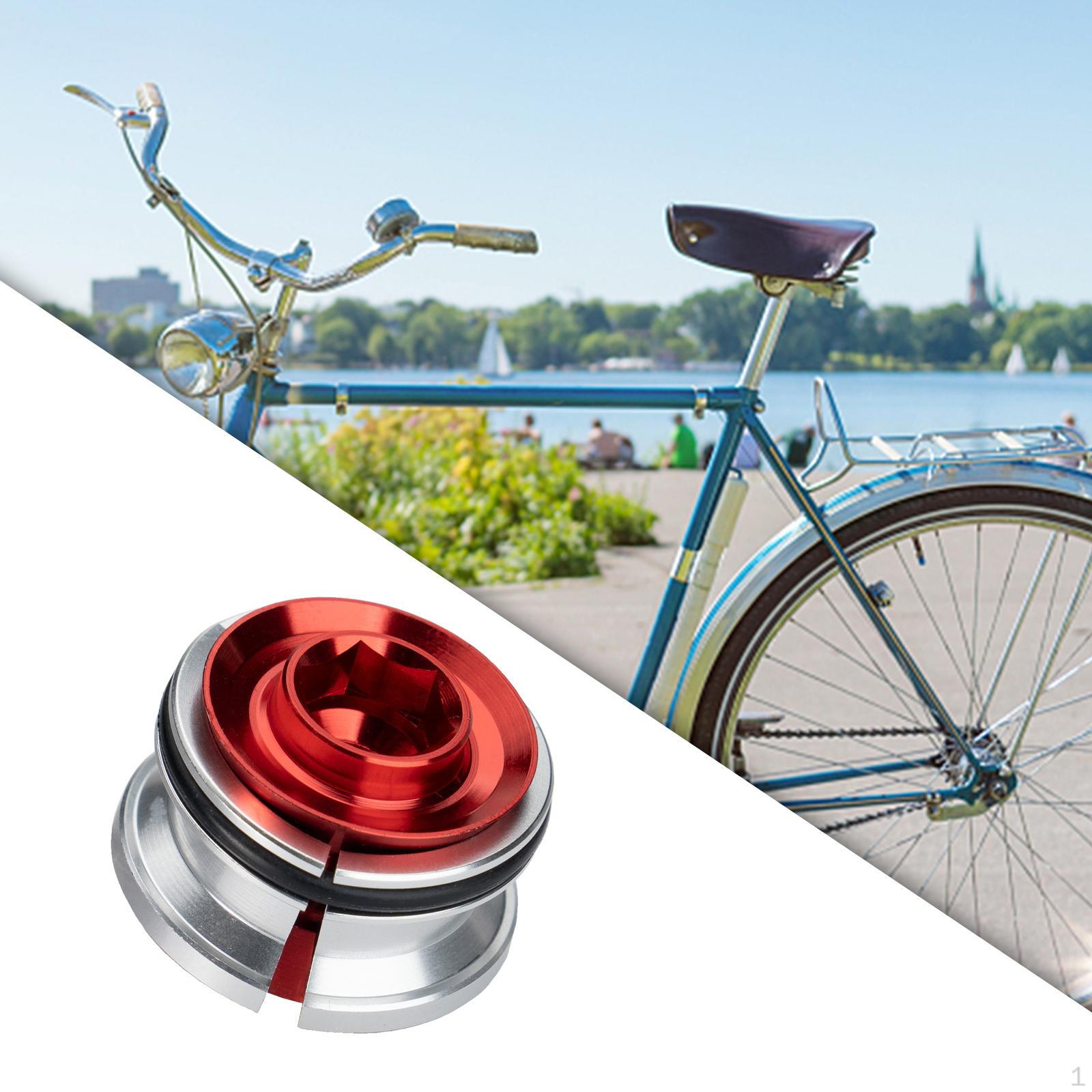 

1 Pieces Bike Expander Plug Fork Steerer Expansion Durable External Alloy Material Road червоний