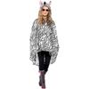 Smiffys Unisex Adult Zebra Costume Poncho