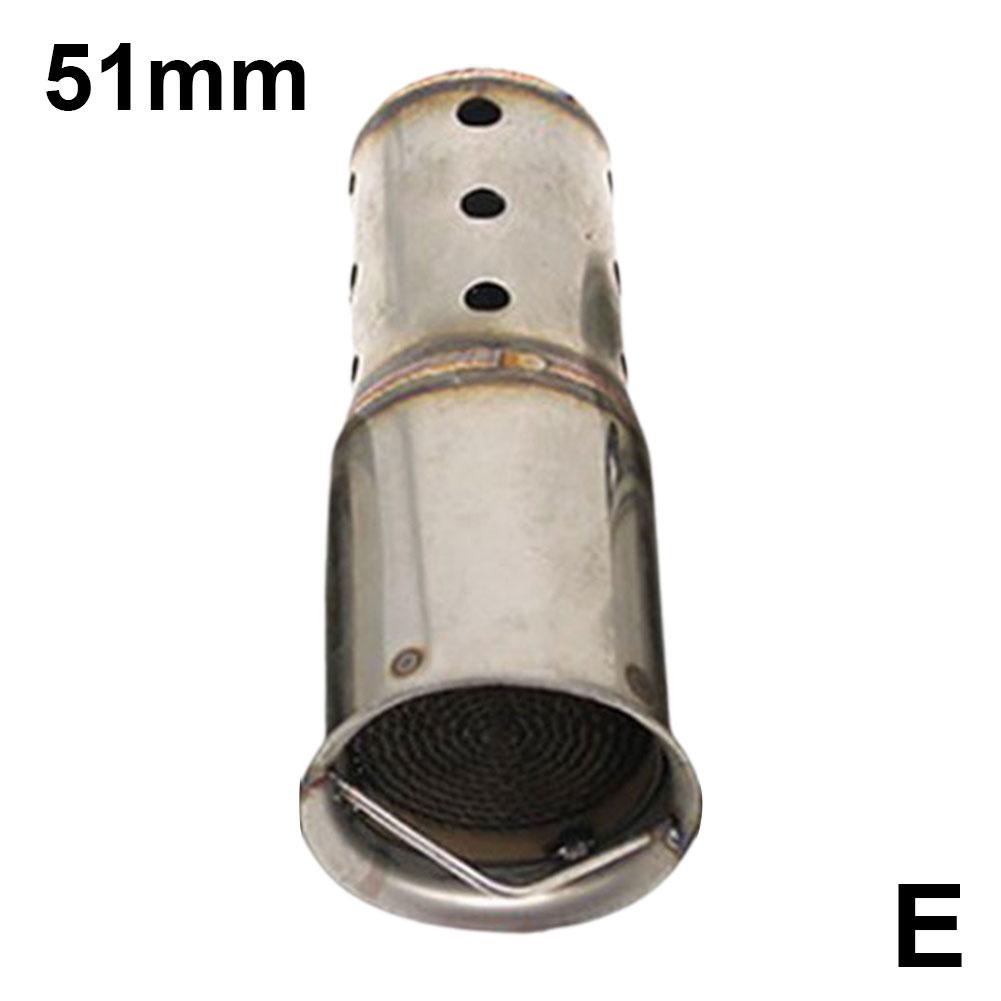 51mm 60mm Motorbike Universal Front Catalyst DB Killer Removable Silencer For AK SC AR GP Motorcycle Exhaust Muffler Yoshimura