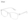 1PC Unisex Clear Lens Reading Glasses Blue Light Blocking Eyewear Square Computer Eyeglasses Frames UV400 Flat Mirror