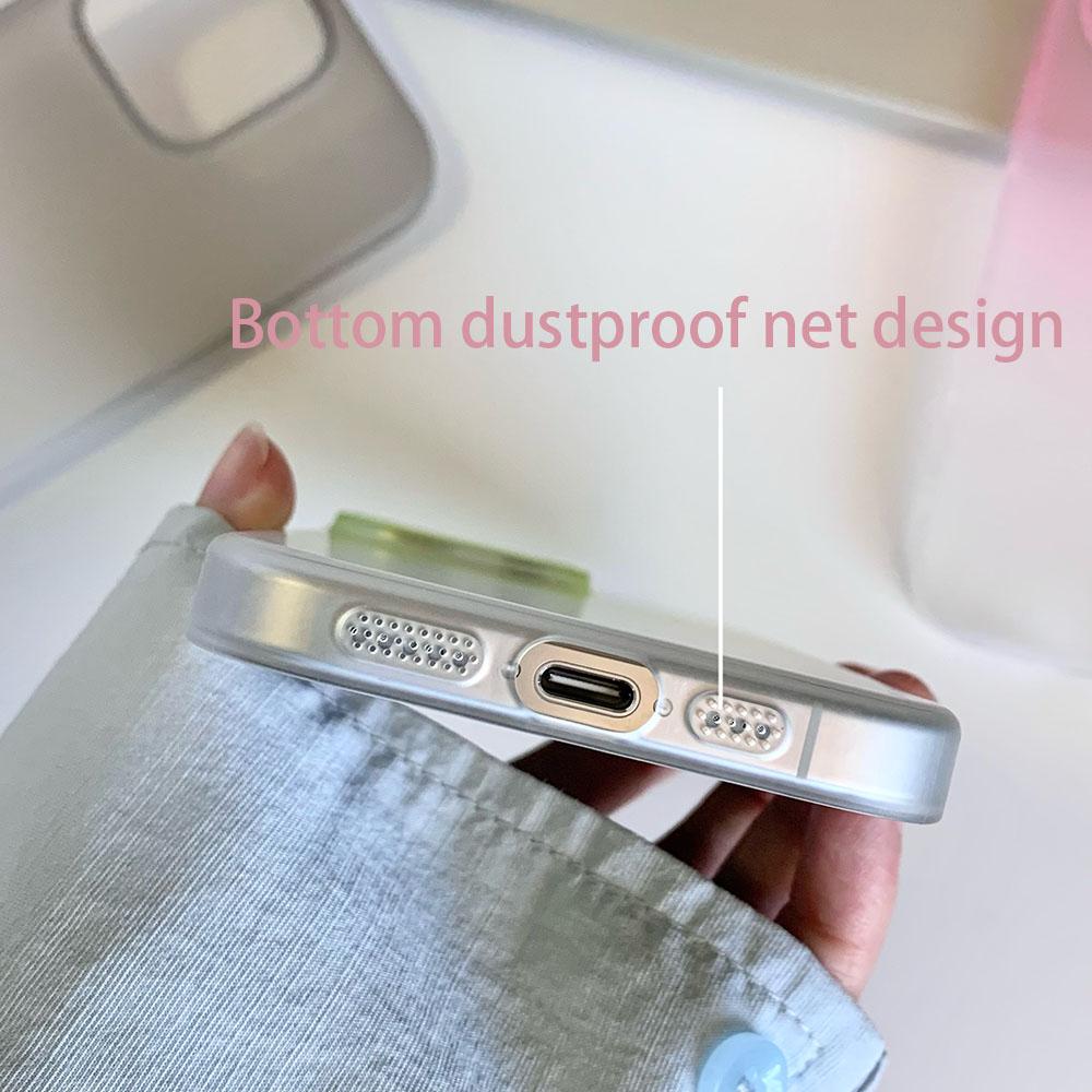 Ultra Thin Phone Case For iPhone 16 15 14 13 12 Pro Max Plus Slim Matte Translunt Bumper Back Cases Cover