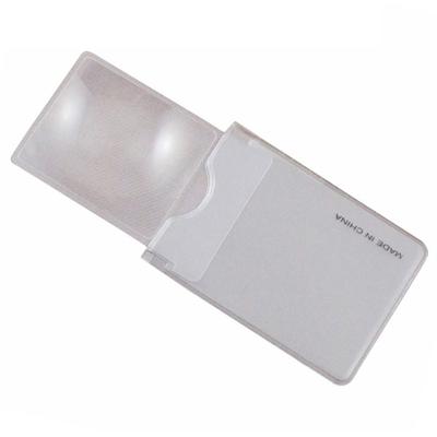 3X Magnifying Glass Reading Pocket Wallet Pocket Loupe Magnifier Ultra-Thin Magnifier Lens Reading Magnifiers