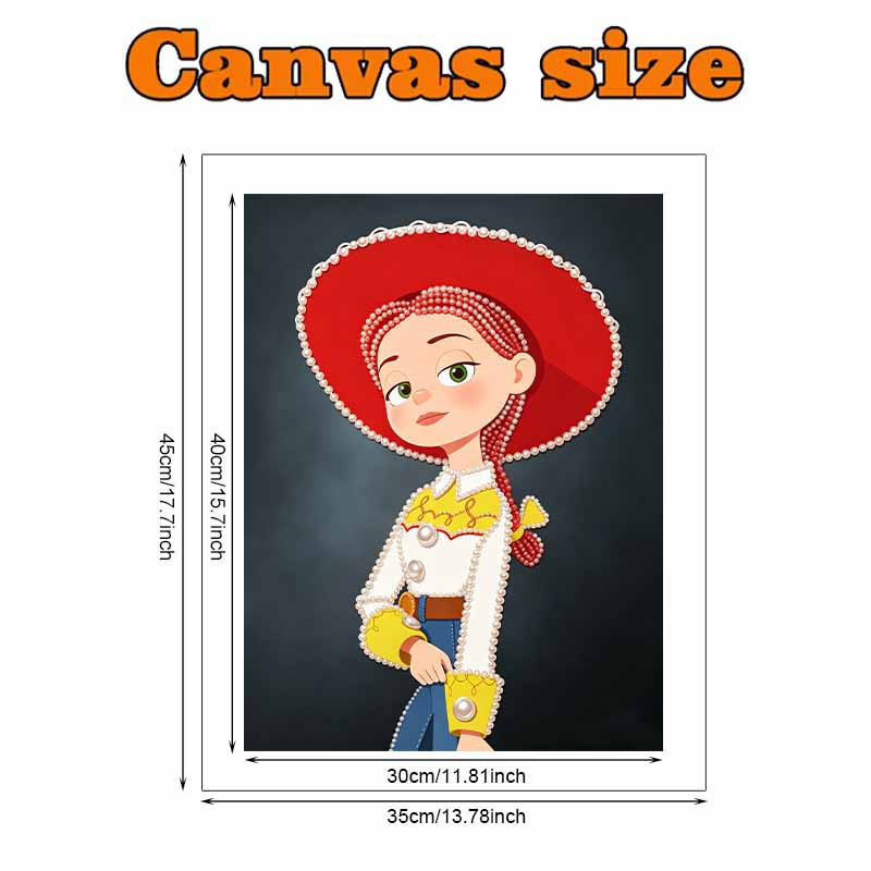 Disney Pearl Painting Toy Story Trish Handmade DIY Pearl Gemstone Painting Pictures Crafts Special Shape Home Wall Decoration