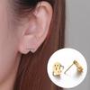 European American Halloween Devil & Ghost Stainless Steel Cartilage Earrings for Women