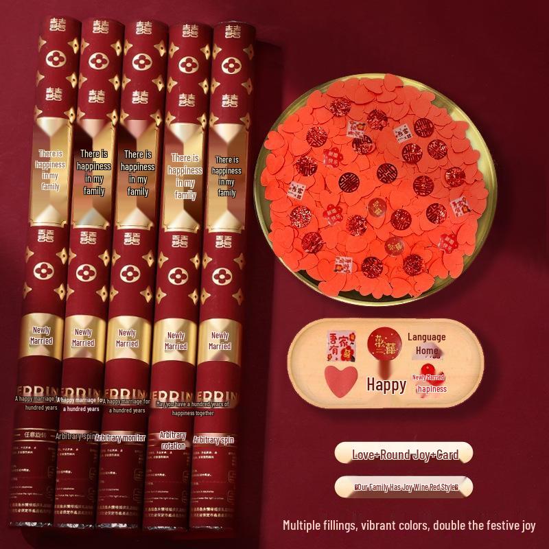 JINGRUIXIANG Handheld Confetti Poppers