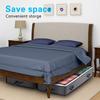 Bed Under Storage Bag With Dual Zippers For Bedroom Organizing And Protection