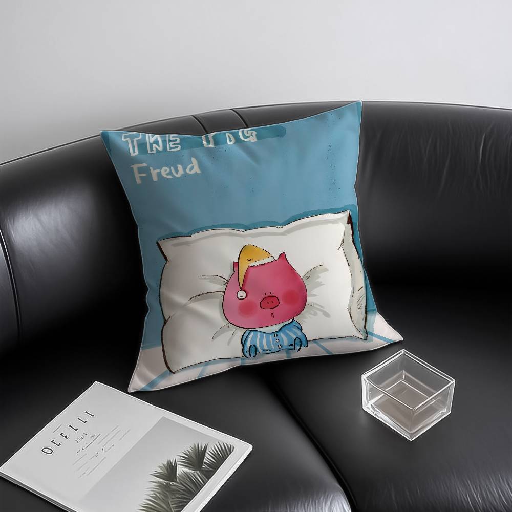 

Theme-G-have a good good night-Relax Pillow Case Anti-dustmite Invisible zipper Sofa Bed 12x12Inch