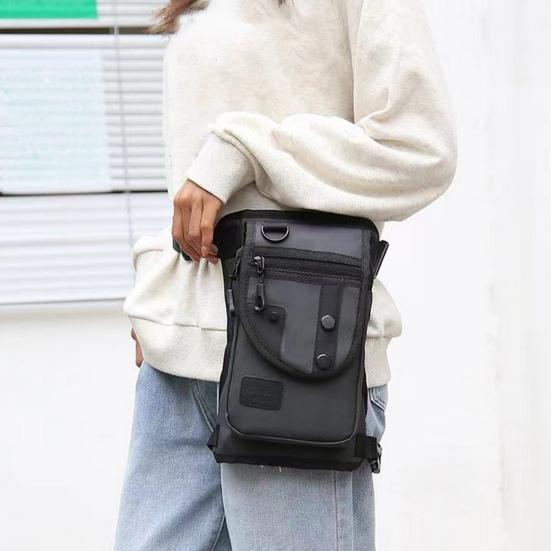 Outdoor Fanny Pack Tactical Thigh Bag with Leg Strap Waterproof Shoulder Bag Sports Waist Bag for Fishing Running Cycling Hiking