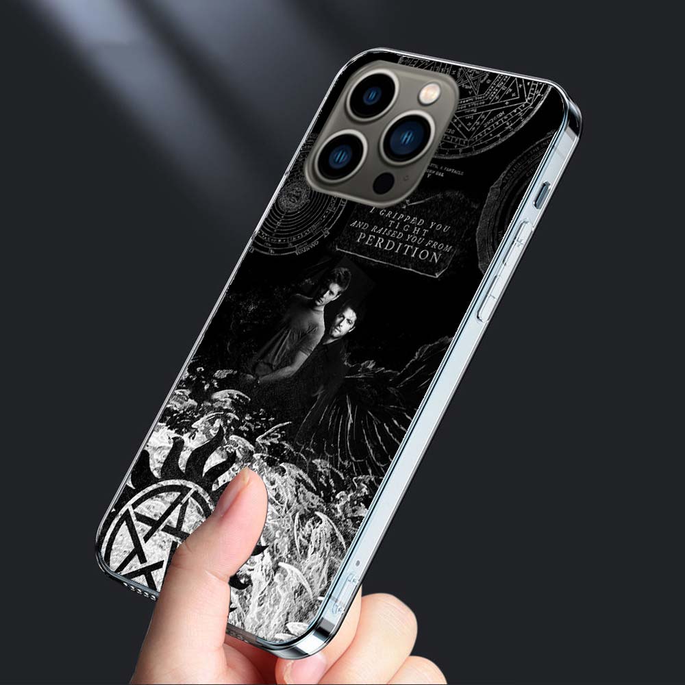 Babaite Supernatural SPN Dean And Sam Phone Case For Apple Iphone 16E Capa 15+ 14 Plus 17 Air 16 Pro Max 12 Pro Cute 13 Mini