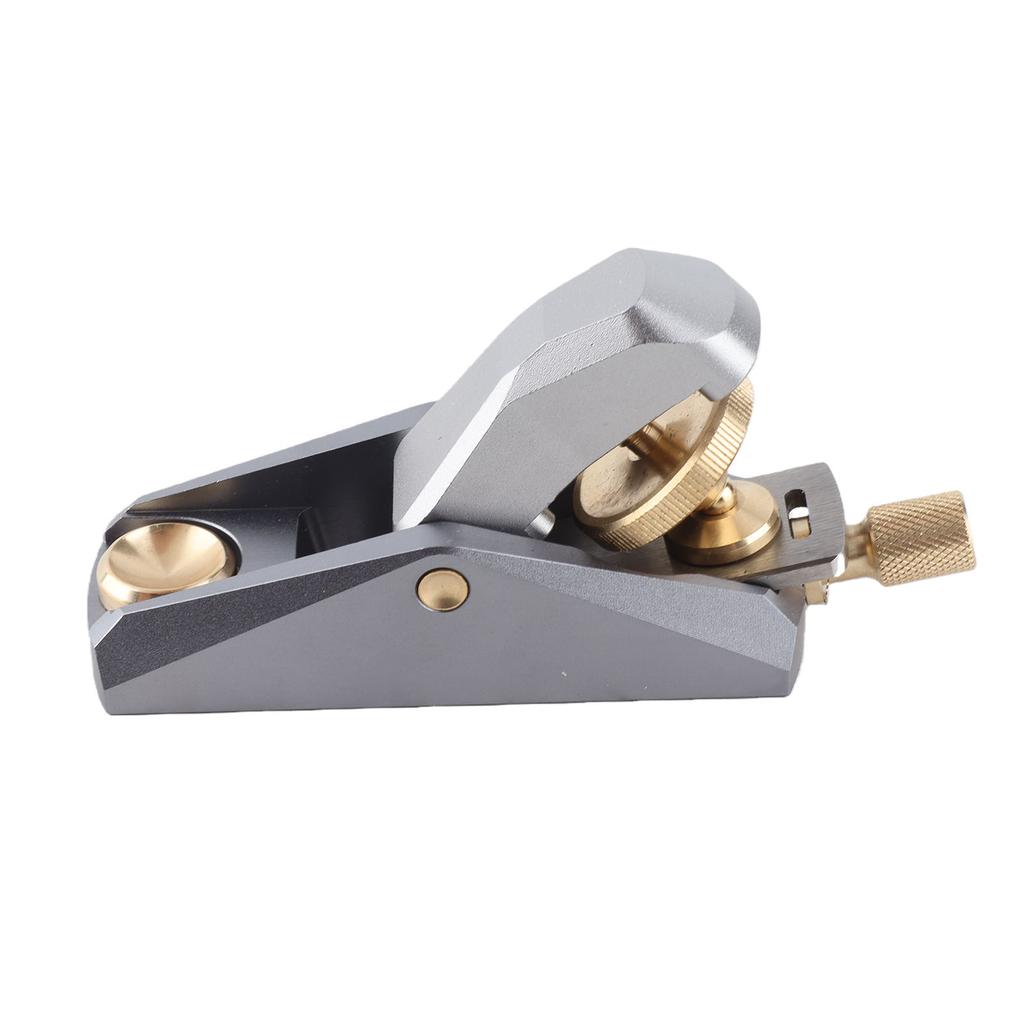 Wood Planer Aluminum Alloy Brass 33 Degree Low Angle Flat Bottomed Hand Plane for Woodworking