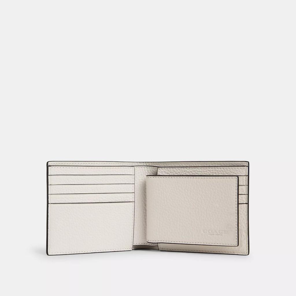 Coach 3 In 1 Wallet Gunmetal Chalk