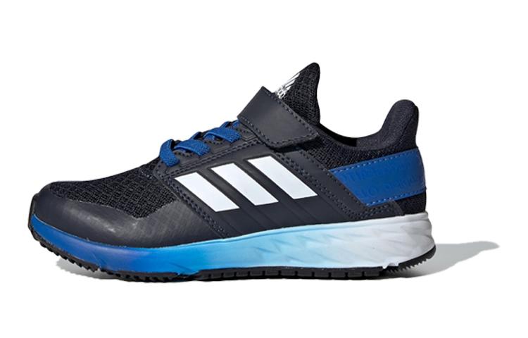 

Adidas Fortafaito Slip Resistant Low top Kids Running Shoes Black Blue White Kids EE7313 33.5