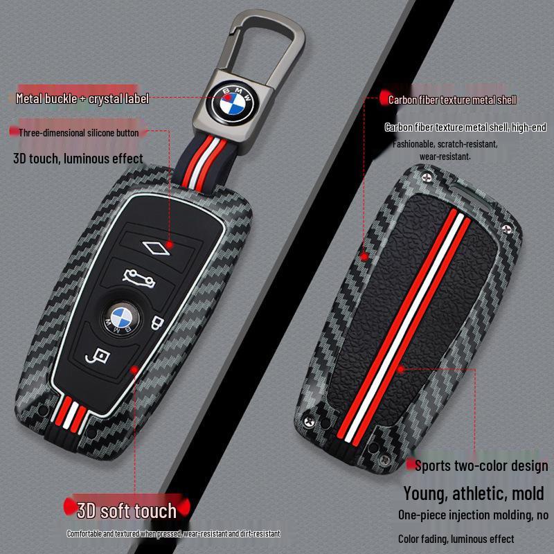BMW Key Case: Fits 1, 3, 5 Series, GT320Li, X3, X4, X5 Models