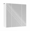 Pola 3L Bathroom Cabinet Wall-mounted With 3 Mirrors Above Sink 3 Doors White