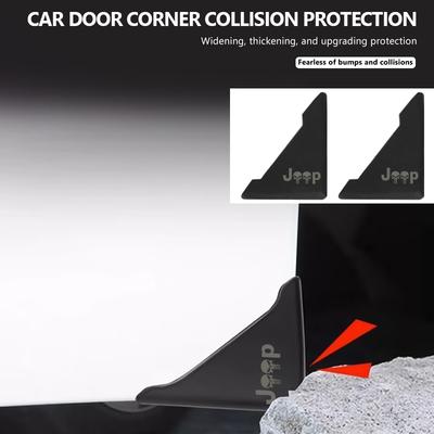 AJL6  Car Door Protective Sticker Strip Bumper Anti-collision Protector Cover For Cherokee Patriot Liberty Wrangler JK JL