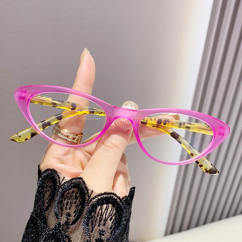 Fashion Ladies Reading Glasses Vintage Cat Eye Frame Leopard Color Presbyopia Eyeglasses Finished Hyperopia Eyewear Diopter