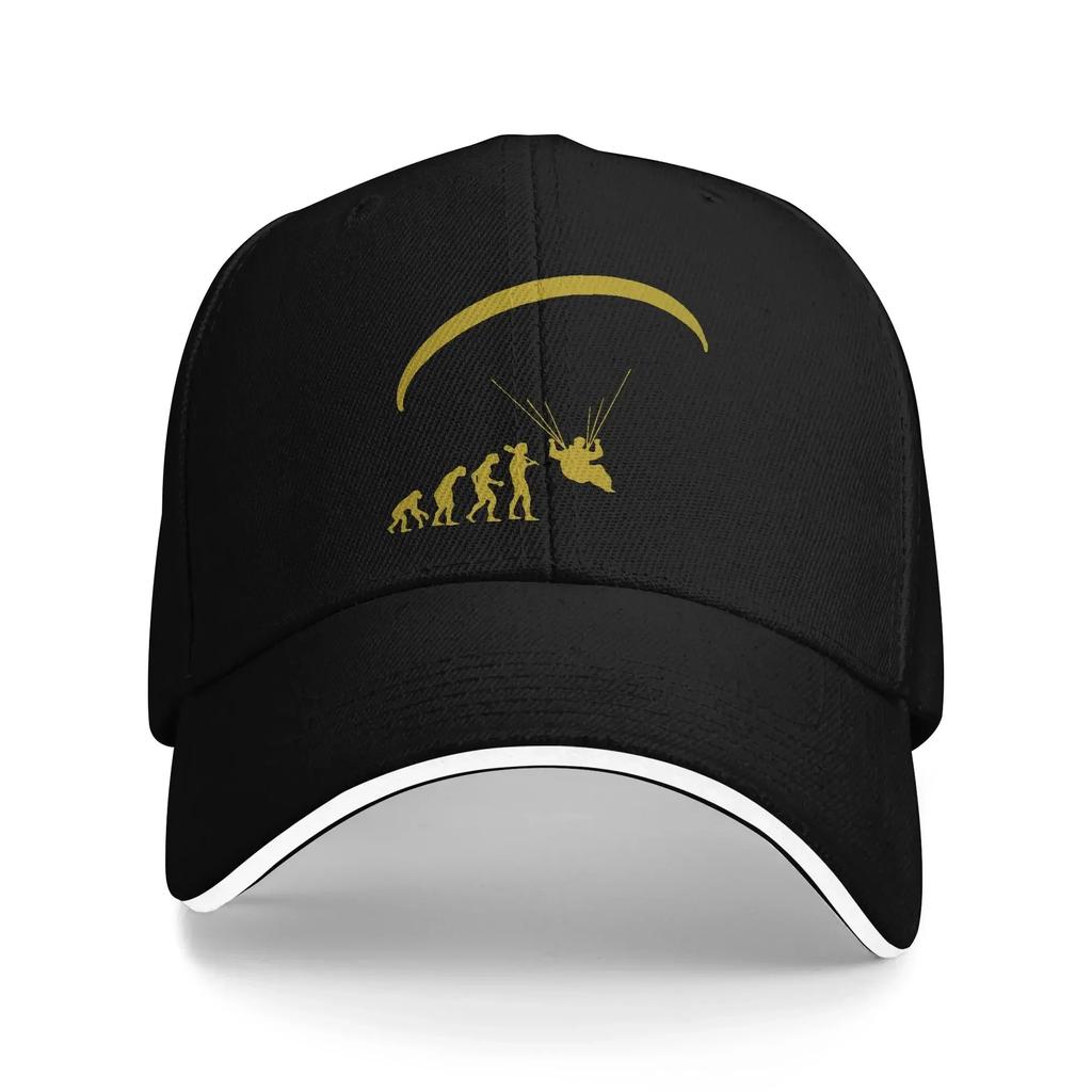 Eat Sleep Fly Paraglider T Shirts for Men Cool Paragliding Sandwich Hat Hats Sports Cap Breathable Snapback Caps Baseball Cap