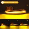 Compatible Toyota 30 Series and RAV4 50 Series LED Flowing Door Mirrors with Sequential Turn Clear Genuine Left and 1 with Prevention and Bulb Burnout