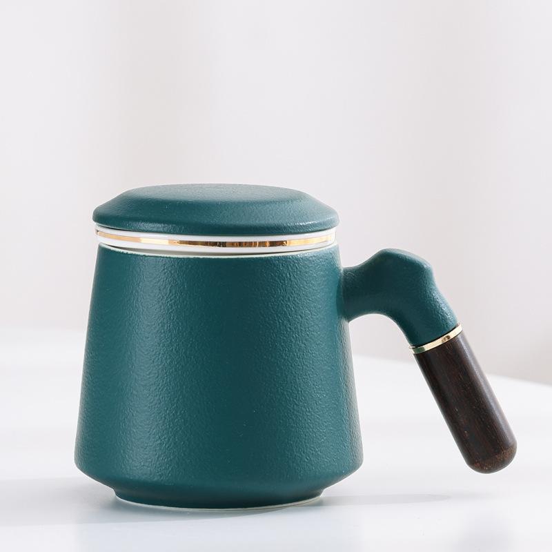 Office Tea Cup Tea Cup Ceramic Cup With Lid Filter Personal Cup Office Cup Engraving