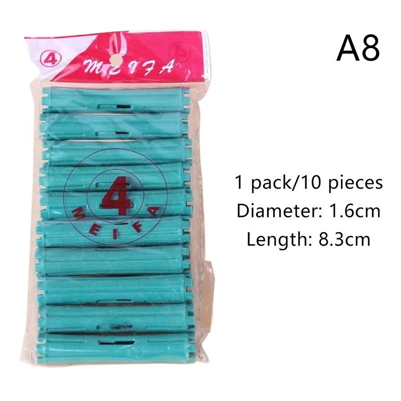 7/8/9/10 Stuks Hittevrije Krultang Geen Hitte Haarrollers Krulspeld Trek Kern Luie Krullen Flexi Staaf Golfvormers Haarstyling Tool