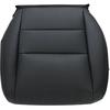GXARTS Perforated Black Leather Front Driver Side Bottom Replacement Seat Cover Compatible with Acura TL 2005 2006 2007 2008