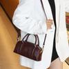 Female Fashion Luxury Designer Handbag Women Cow Genuine Leather Shoulder Bag Ladies Retro Commuting Crossbody Cowhide Bags Lady
