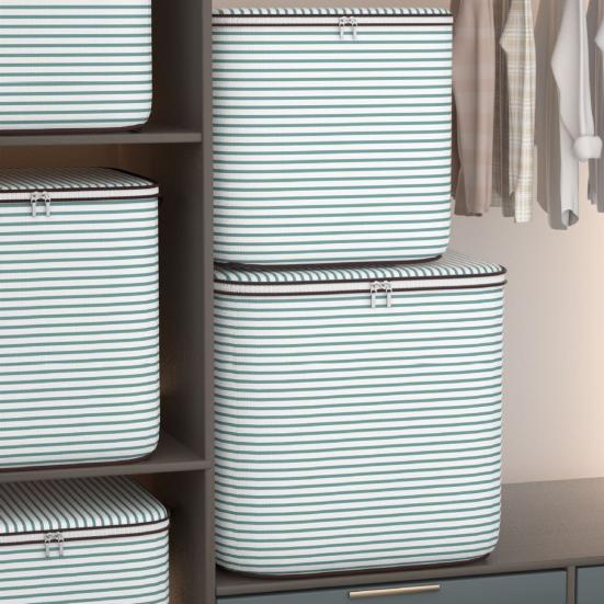 Aufbewahrungstasche Vliesstoff Organizer Decken Pullover Stoffaufbewahrung Staubdicht Feuchtigkeitsdicht Verdickt Saisonale Kleidung Aufbewahrungsbox