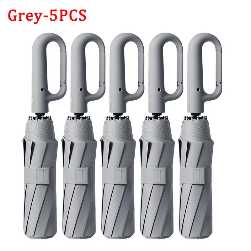 1/3/5 шт. полностью автоматический зонт с пряжкой-кольцом — фото 20