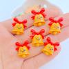 20 Stück Niedlicher Weihnachts-Schneemann, Weihnachtsmann, Lebkuchenmann, Weihnachtsbaum, Flache Rückseite, Harz, Scrapbooking, DIY, Schmuck, Dekoration, Zubehör