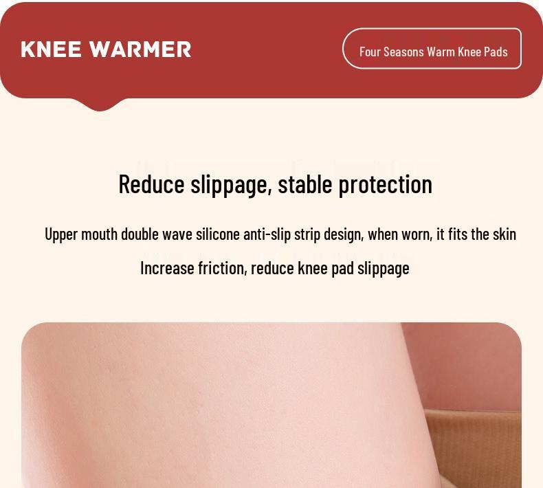 Unisex Knie-Wärmer: Rutschfester Kälteschutz für die Gelenke von Senioren