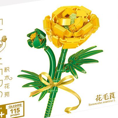 Modello Fiore Bouquet Eterno Blocchi da Costruzione Pianta Decorativa Creativa per Scrivania Casa Assemblare Mattoncini Giocattolo Educativo Regali per Bambine Bambini